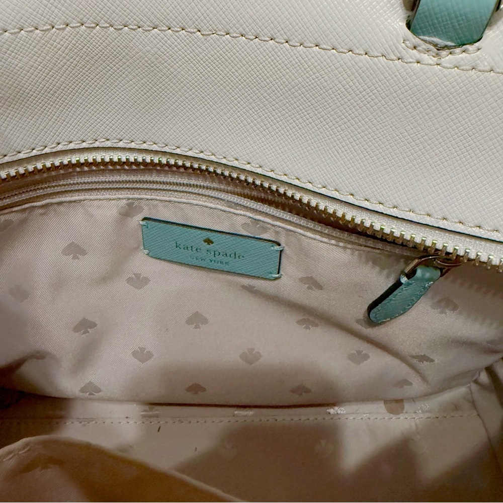 Kate Spade Blue and White Satchel - Picture 5 of 5